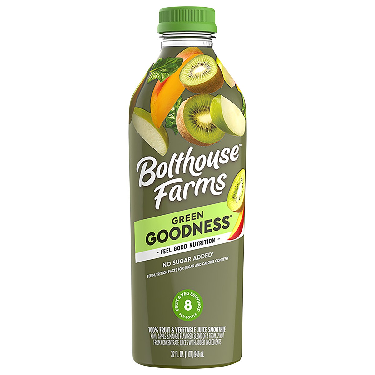 slide 1 of 5, Bolthouse Farms Green Goodness Fruit and Vegetable Juice, 32 oz, 32 fl oz