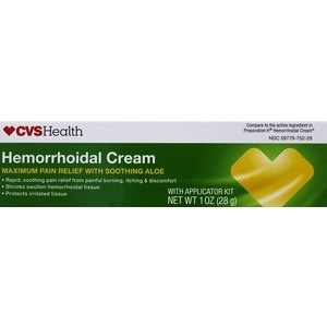 slide 1 of 1, CVS Health Hemorrhoidal Cream, 1 oz