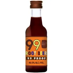 99 Brand Brand Root Beer Liqueur, 50 ml Bottle, 99 Brand Proof