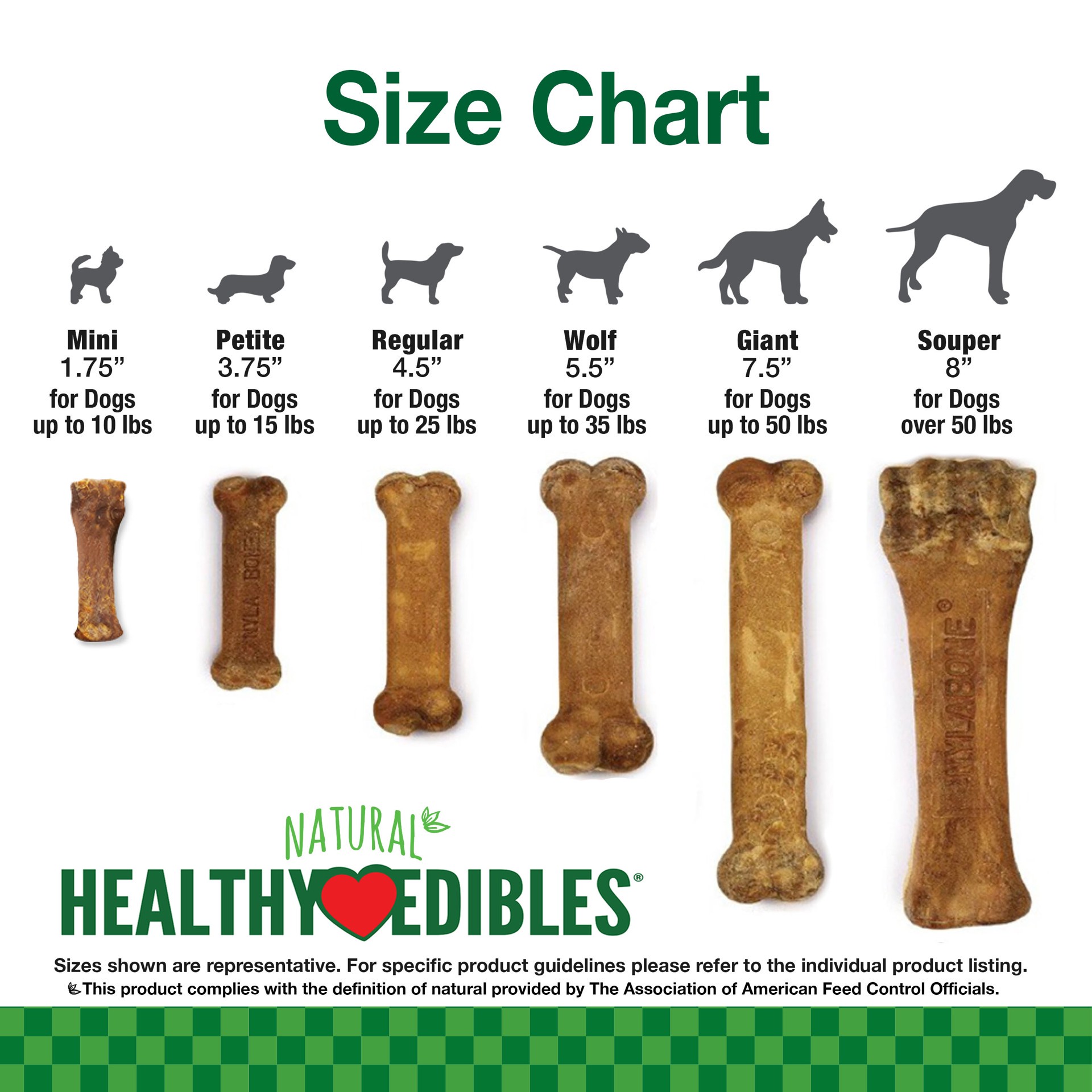 slide 9 of 10, Nylabone Healthy Edibles Bacon Flavor Dog Bones, 2 ct