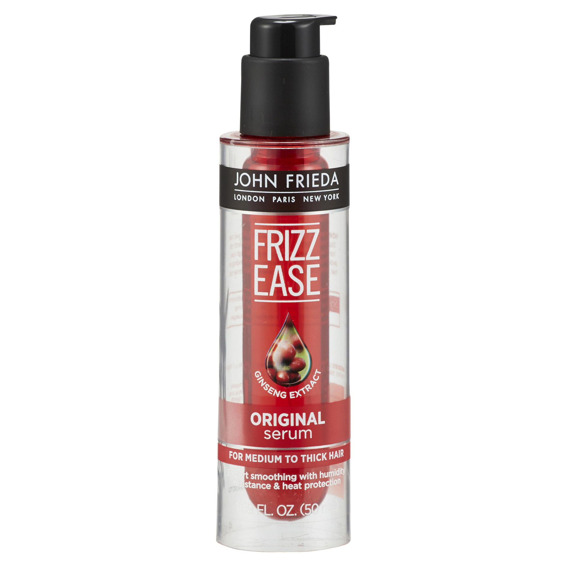 slide 1 of 13, John Frieda Frizz-Ease Hair Serum Original Formula, Anti-Frizz Heat Protecting, Infused with Silk Protein, 1.69 oz