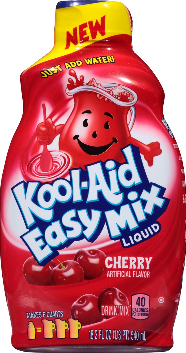 slide 12 of 13, Kool-Aid Liquid Cherry, 18.2 oz