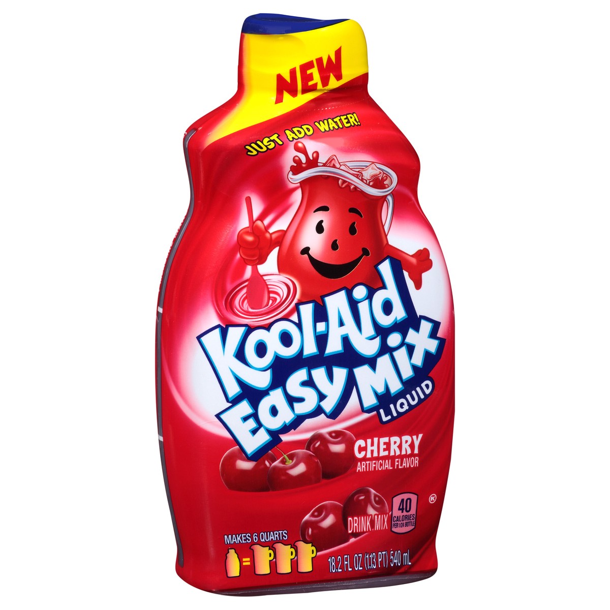 slide 5 of 13, Kool-Aid Liquid Cherry, 18.2 oz