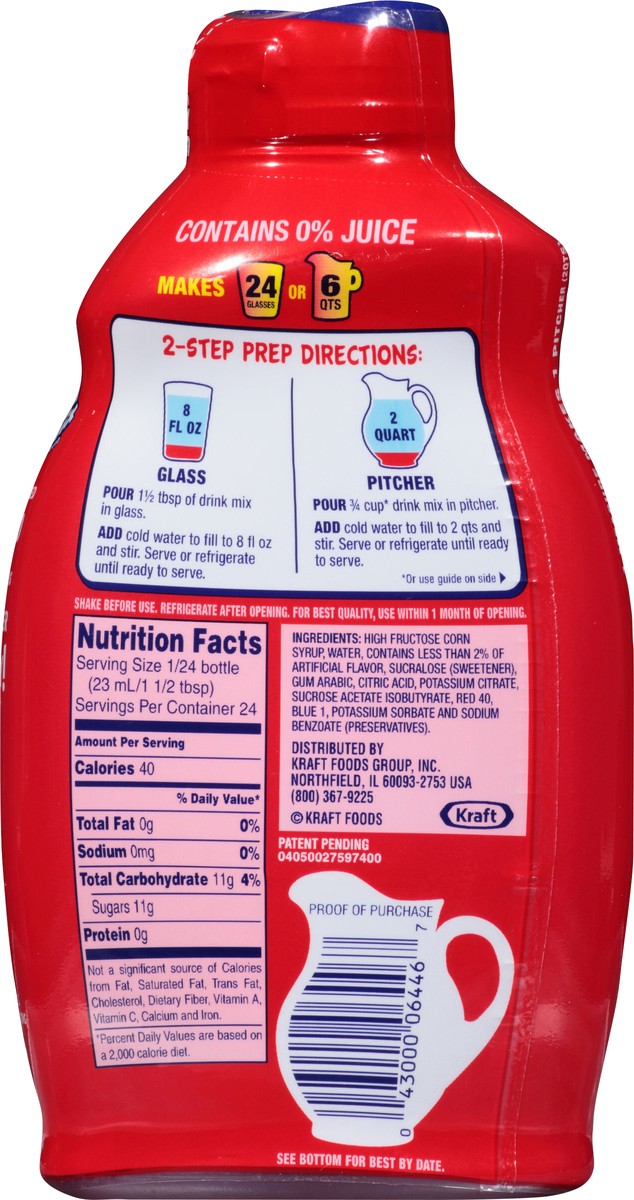 slide 10 of 13, Kool-Aid Liquid Cherry, 18.2 oz