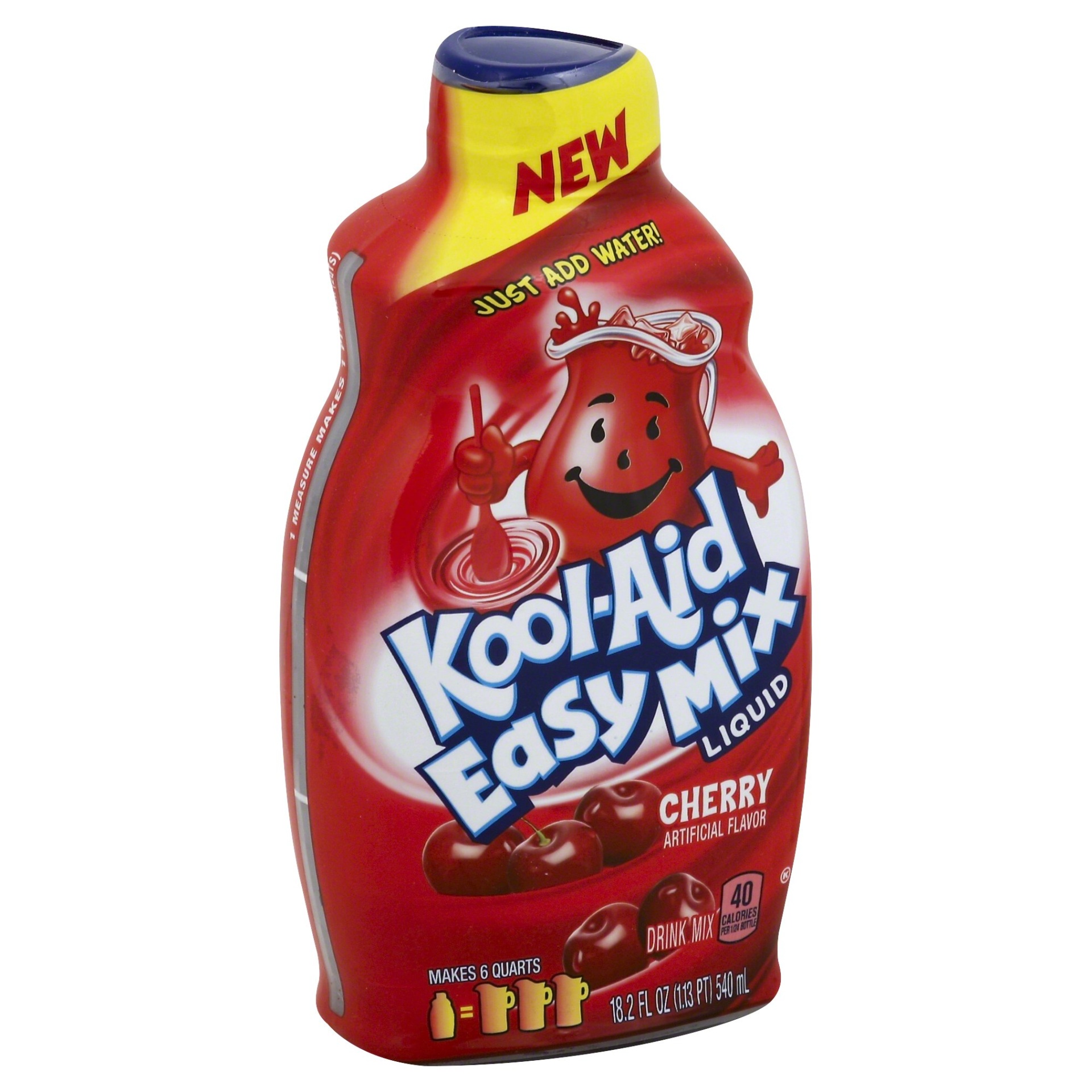slide 1 of 8, Kool-Aid Liquid Cherry, 18.2 oz