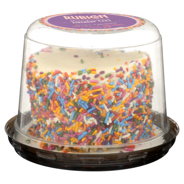 slide 1 of 1, Rubicon Birthday Cake 4 Inch, 11 oz