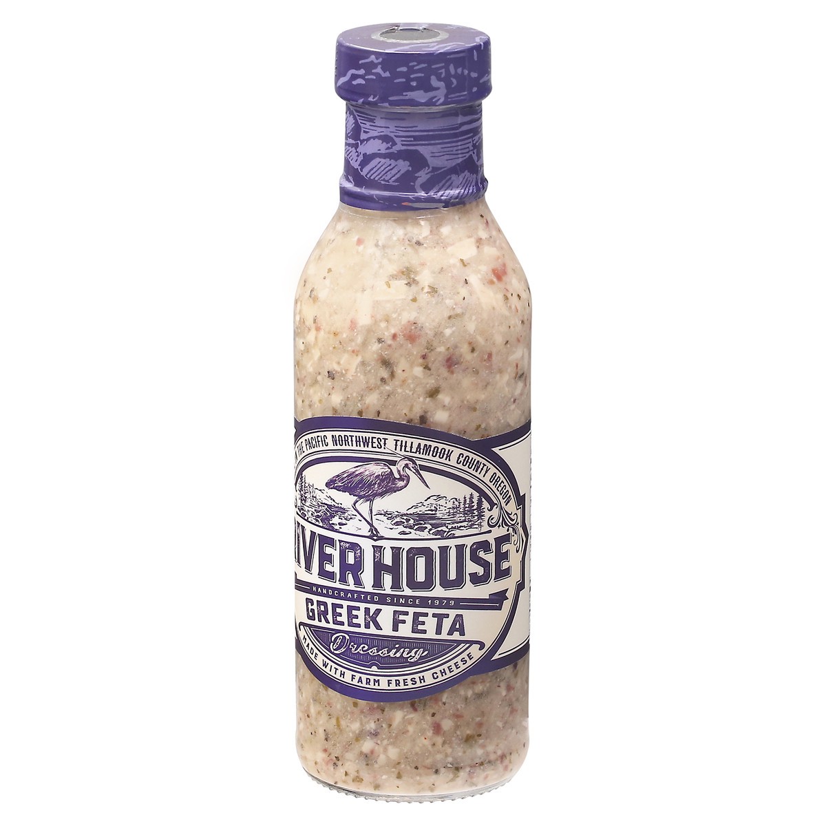 slide 9 of 13, River House Greek Feta Dressing 12 fl oz, 12 fl oz