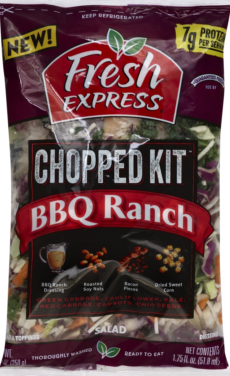 slide 2 of 5, Fresh Express Chopped Bbq Ranch Kit, 10.6 oz