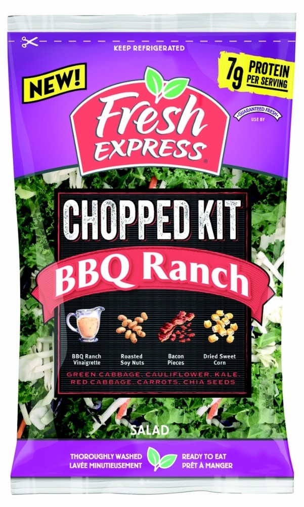 slide 1 of 5, Fresh Express Chopped Bbq Ranch Kit, 10.6 oz