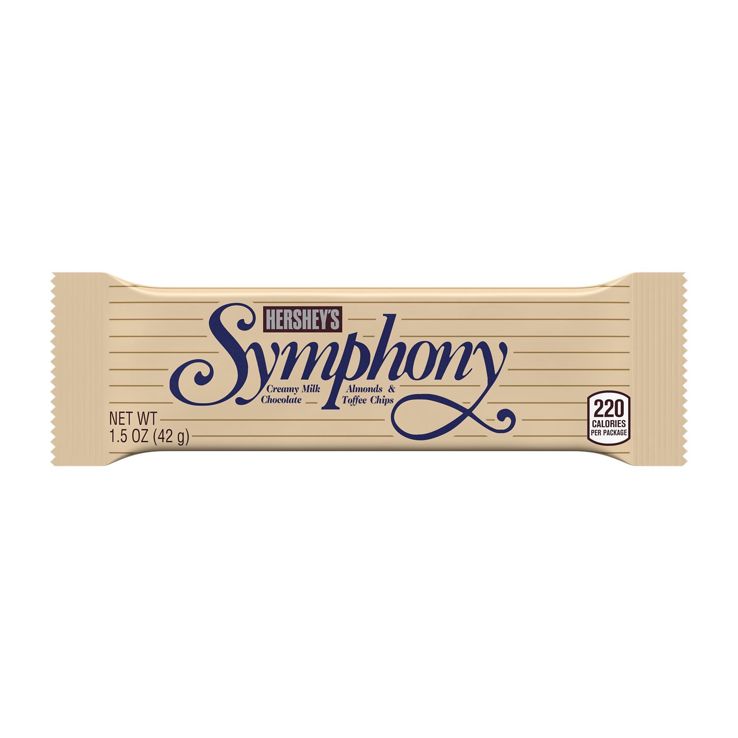 slide 1 of 5, Symphony Milk Chocolate With Almonds & Toffee Bar, 1.5 oz