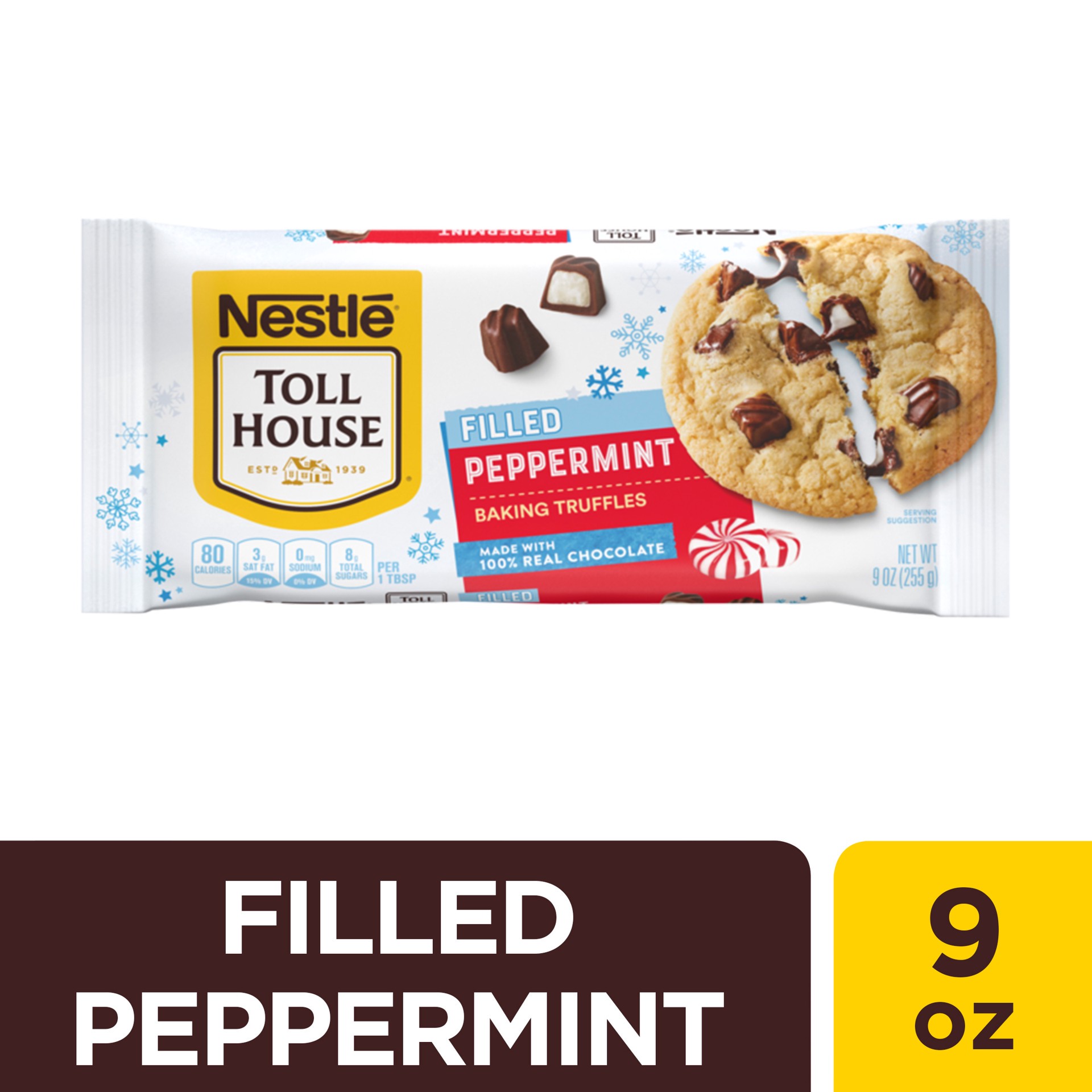 slide 1 of 6, Toll House Peppermint Baking Truffles, 9 oz