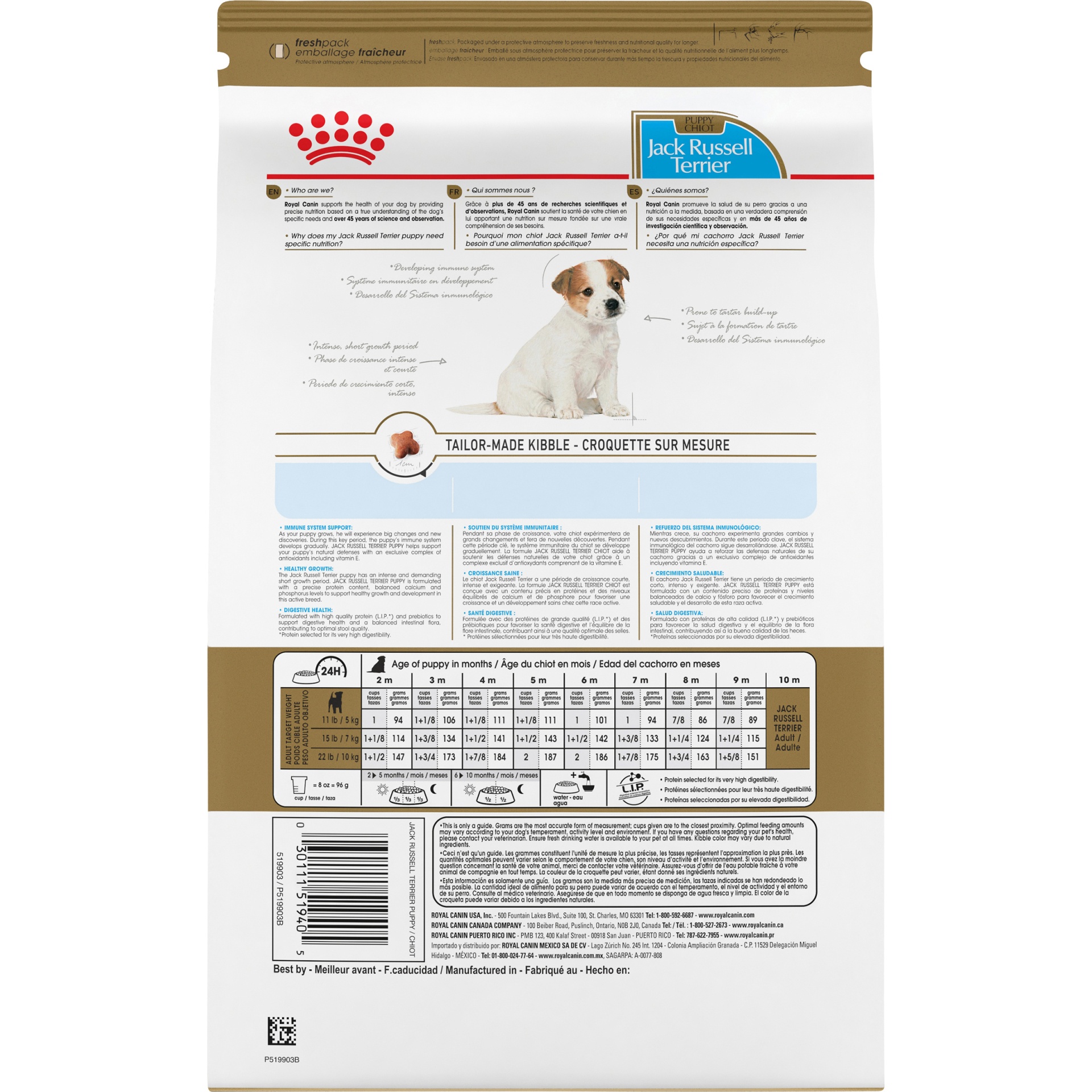 slide 6 of 9, Royal Canin Breed Health Nutrition Jack Russell Terrier Puppy Dry Dog Food, 3 lb