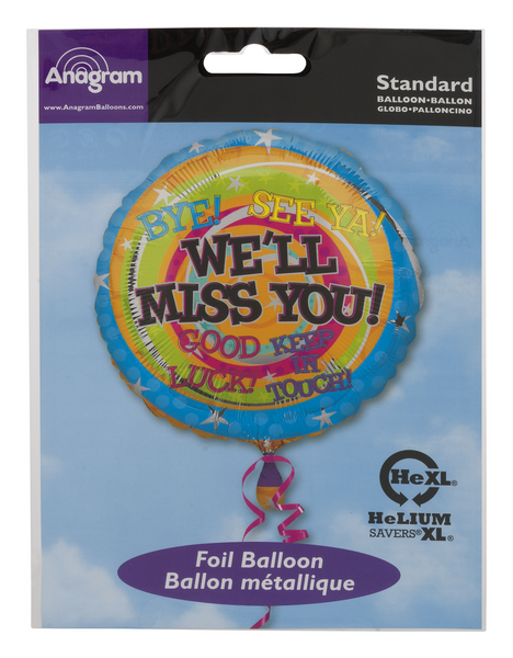 slide 1 of 1, U.S. Balloon Miss You Balloon, 1 ct