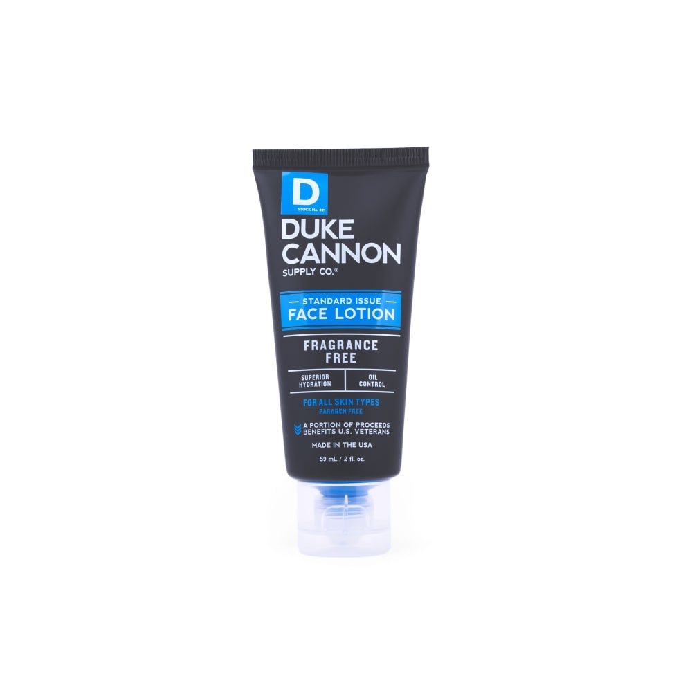 slide 1 of 1, Duke Cannon Standard Issue Face Lotion, 2 fl oz