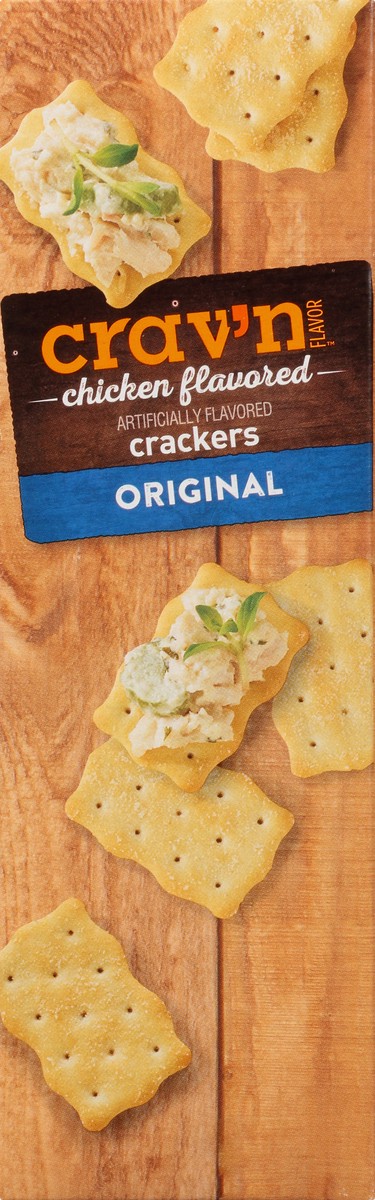 slide 3 of 9, Crav'n Flavor Original Chicken Flavored Crackers 7.5 oz, 7.5 oz