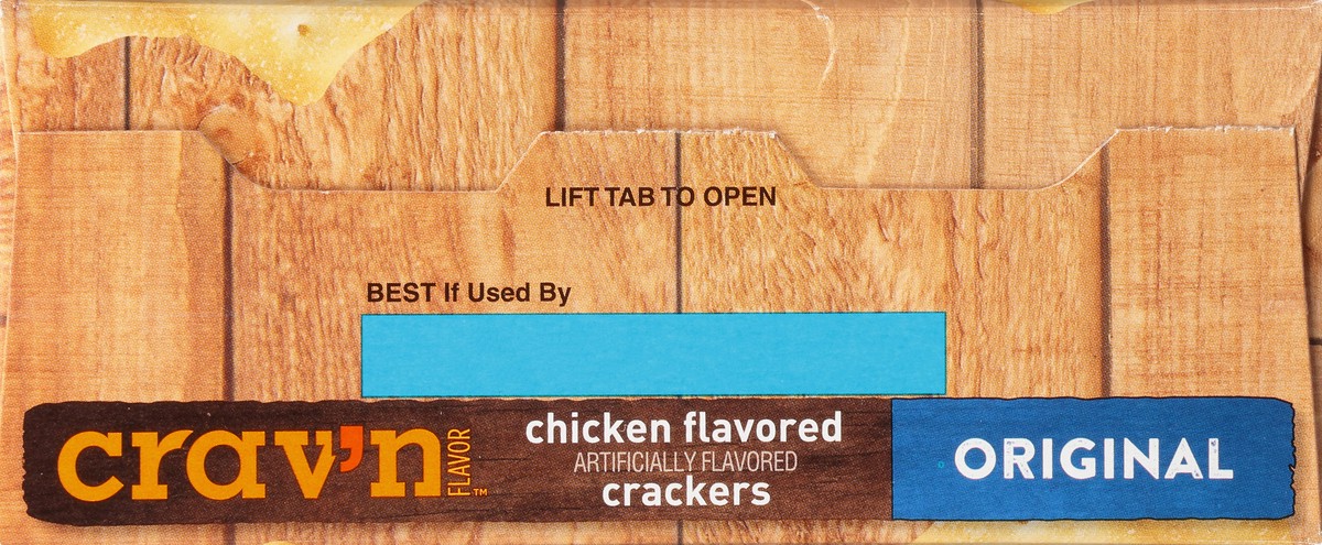 slide 2 of 9, Crav'n Flavor Original Chicken Flavored Crackers 7.5 oz, 7.5 oz