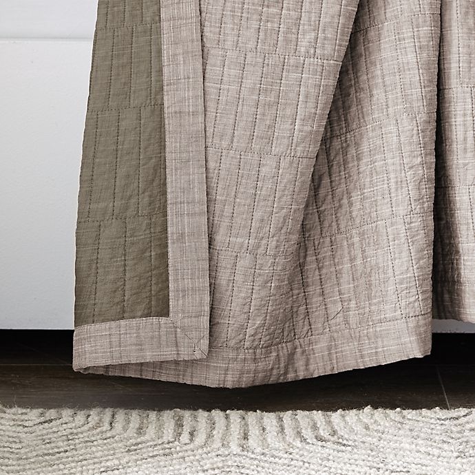 slide 3 of 3, Real Simple Dune Chambray Reversible Full/Queen Coverlet - Oatmeal, 1 ct