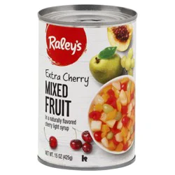 Raleys Raley's Extra Cherry Mixed Fruit 15 Oz