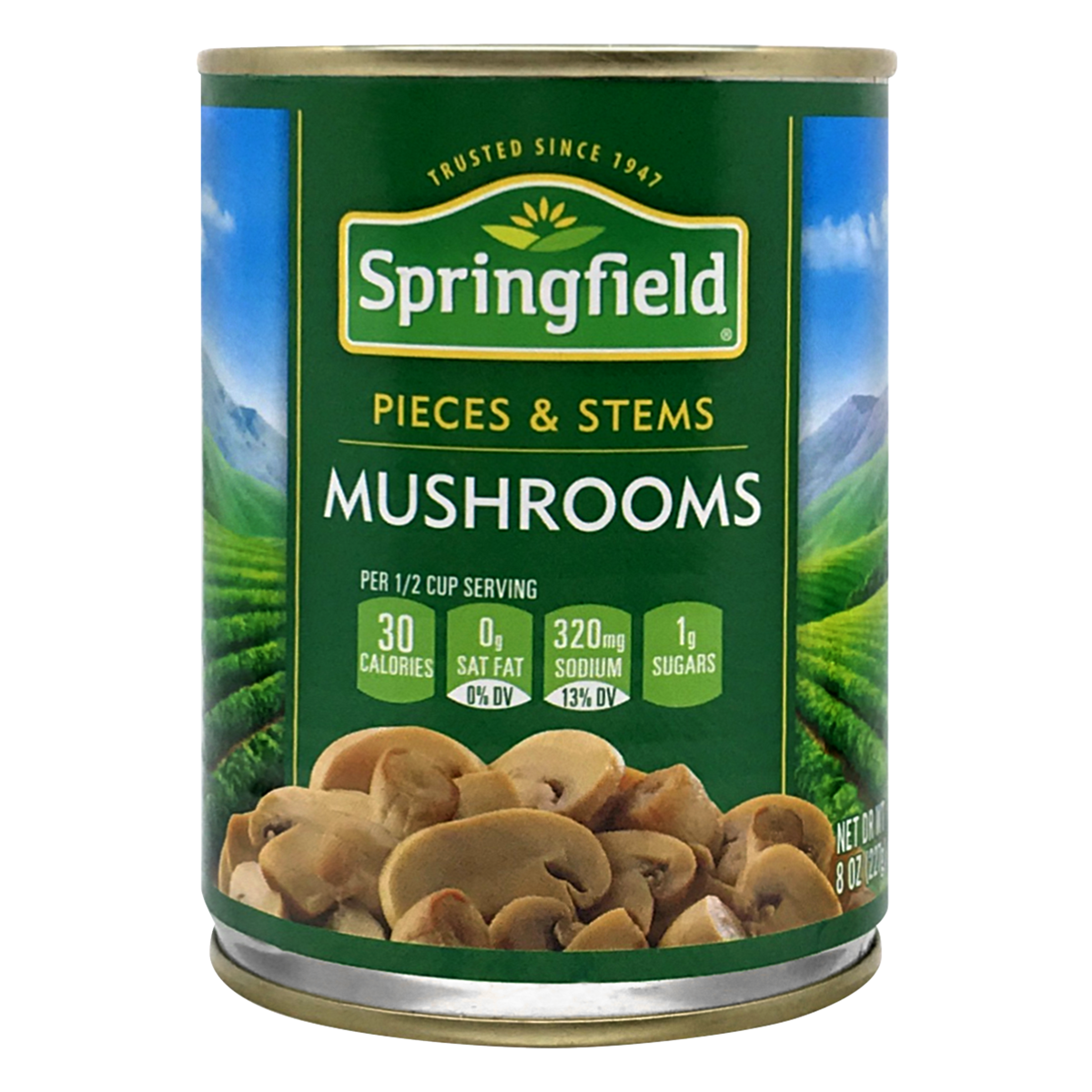 slide 1 of 1, Springfield Mushrooms Stems & Pieces, 8 oz