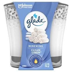 Glade Clean Linen Jar Candle