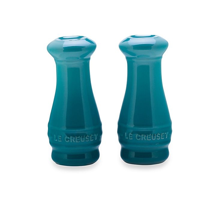 slide 1 of 1, Le Creuset Salt and Pepper Shakers - Caribbean, 1 ct