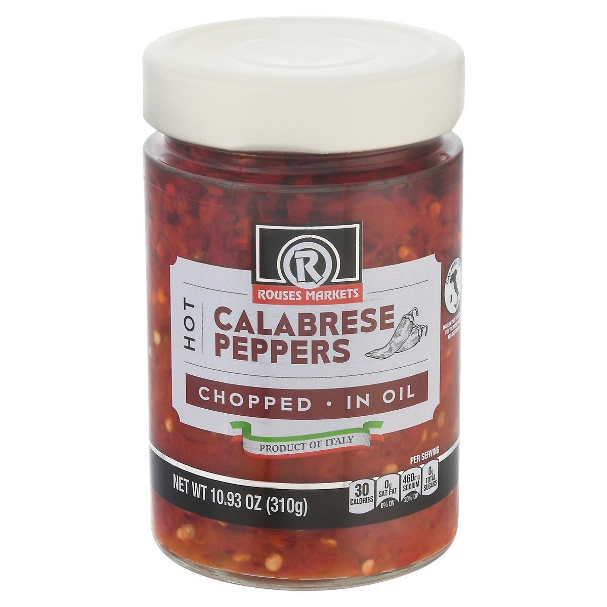 slide 4 of 14, Rouses Markets Hot Chopped Calabrese Peppers 10.93 oz, 10.93 oz