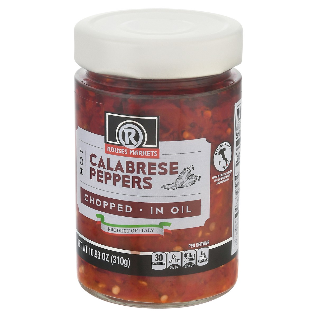 slide 5 of 14, Rouses Markets Hot Chopped Calabrese Peppers 10.93 oz, 10.93 oz
