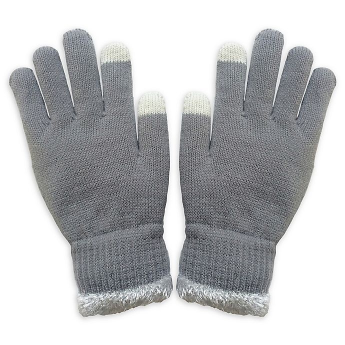 slide 1 of 2, Isaac Mizrahi Knit Women's Gloves with Touch Tips, 1 ct