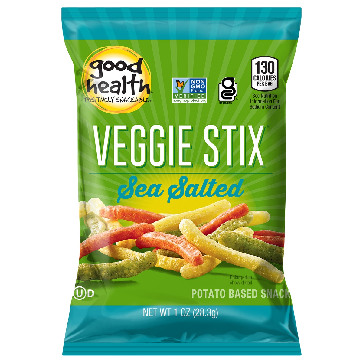 slide 1 of 1, Good Health Natural Foods Veggie Stix, 1 oz