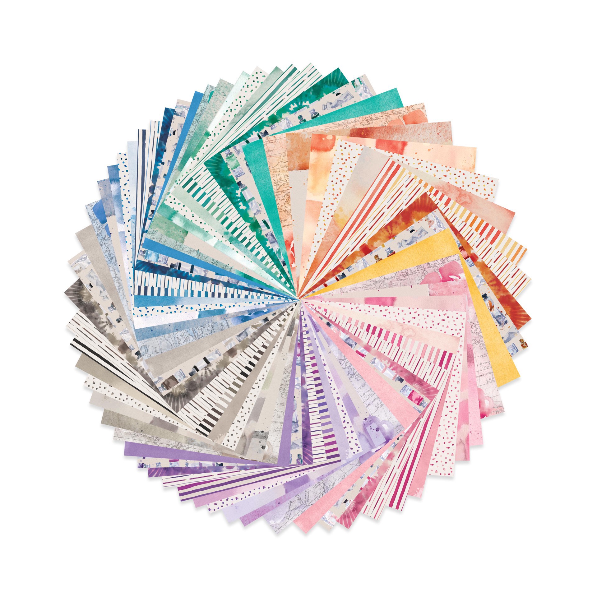 slide 5 of 5, 12" X 12" In The Studio Paper Pad By Recollections, 180 Sheets, 12 in x 12 in