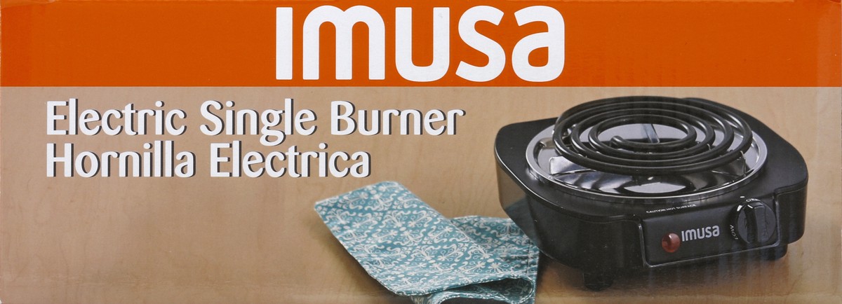 slide 4 of 5, IMUSA Electric Burner Single, 1 ct