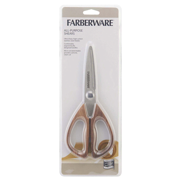 Farberware Shears-Faux Wood Handle