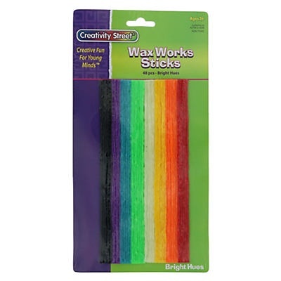 slide 1 of 1, Creativity Street Wax Works Strips, 48 ct