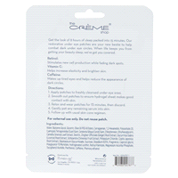 slide 18 of 29, The Crème Shop Restorative Hydrogel Under Eye Patches 0.14 oz, 1 ct