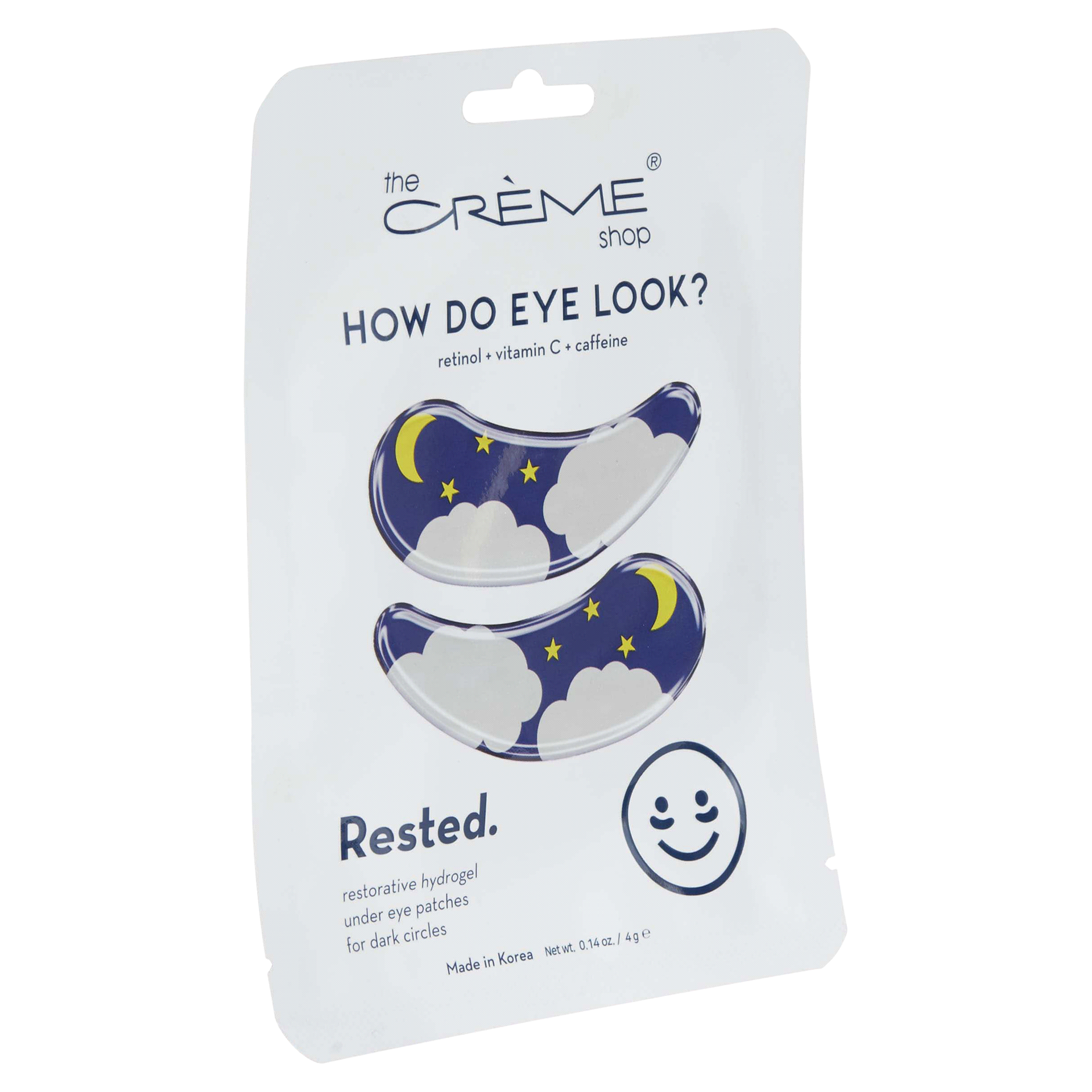 slide 22 of 29, The Crème Shop Restorative Hydrogel Under Eye Patches 0.14 oz, 1 ct