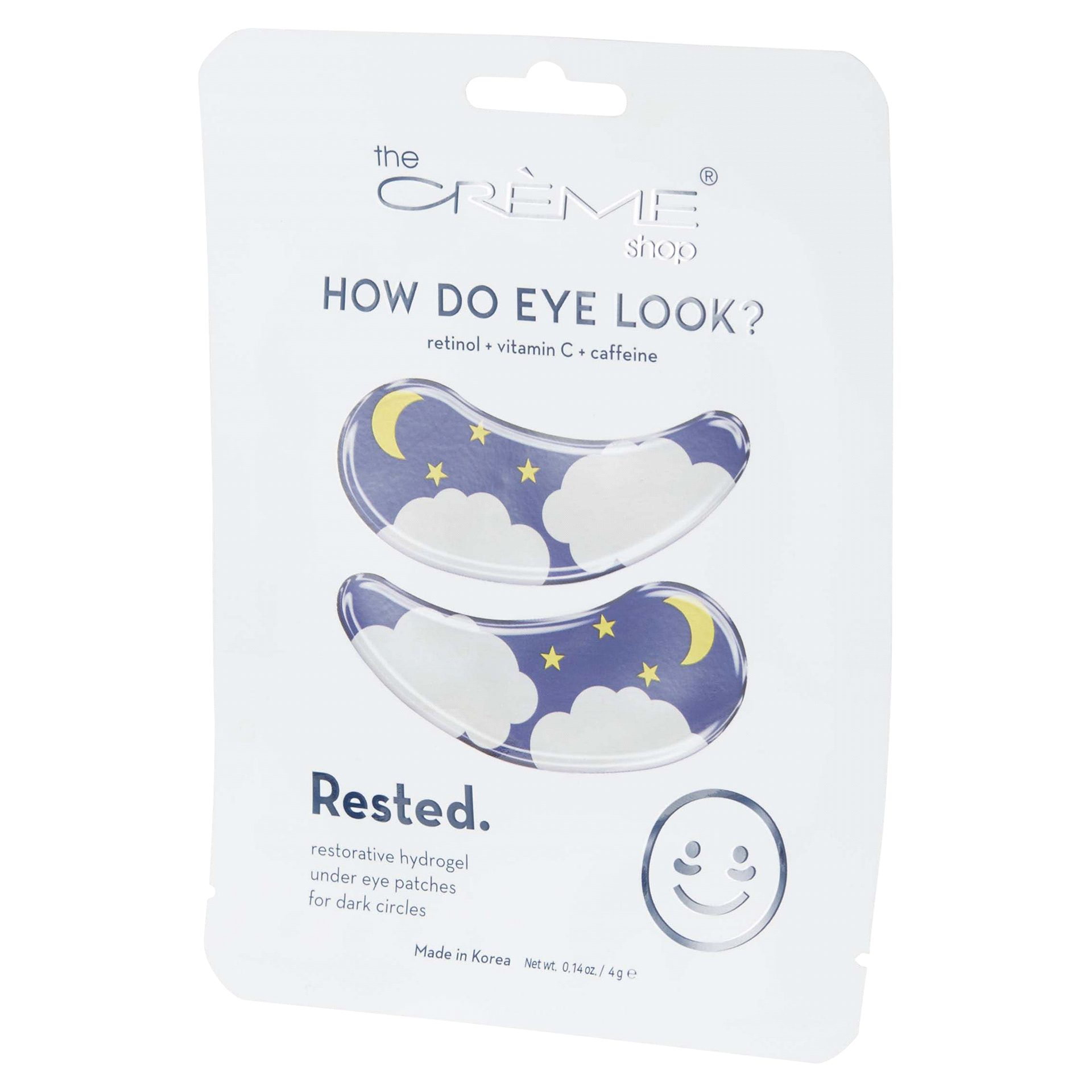 slide 11 of 29, The Crème Shop Restorative Hydrogel Under Eye Patches 0.14 oz, 1 ct