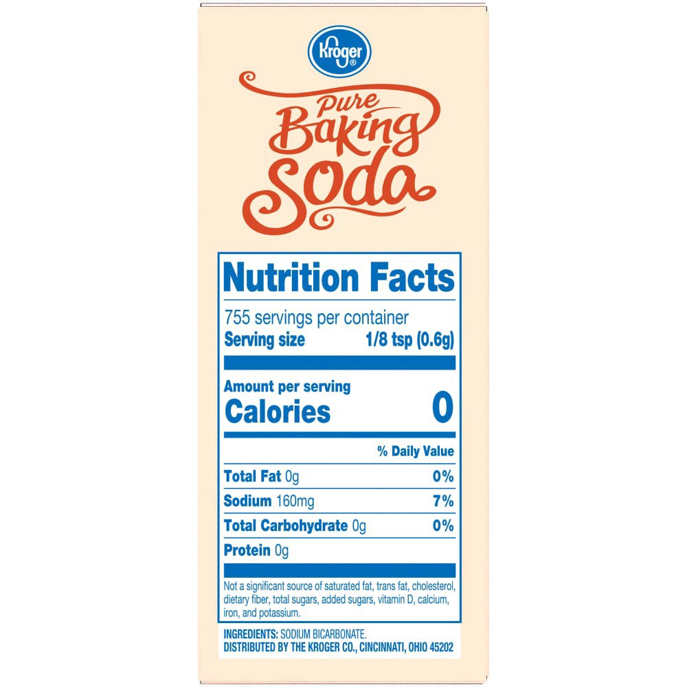 slide 2 of 3, Kroger Baking Soda, 16 oz