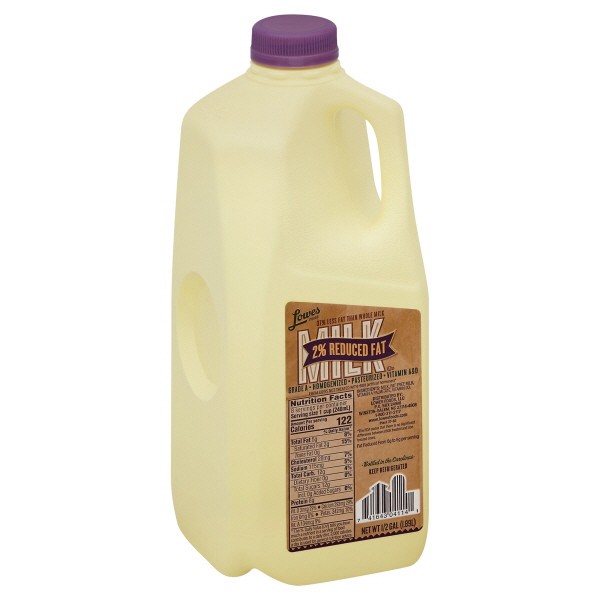 slide 1 of 1, Lowes Foods 2% Reduced Fat Milk - 1/2 gal, 1/2 gal