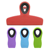 slide 4 of 5, Kolorae Soft Grip Bag Clips, Assorted Colors, 4 ct