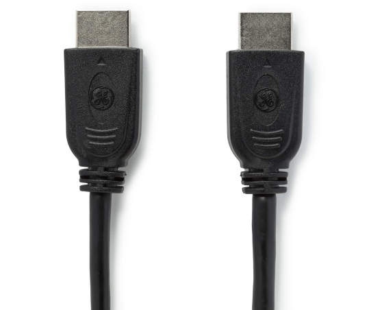 slide 1 of 1, GE 12' Basic HDMI Cable, 12 ft