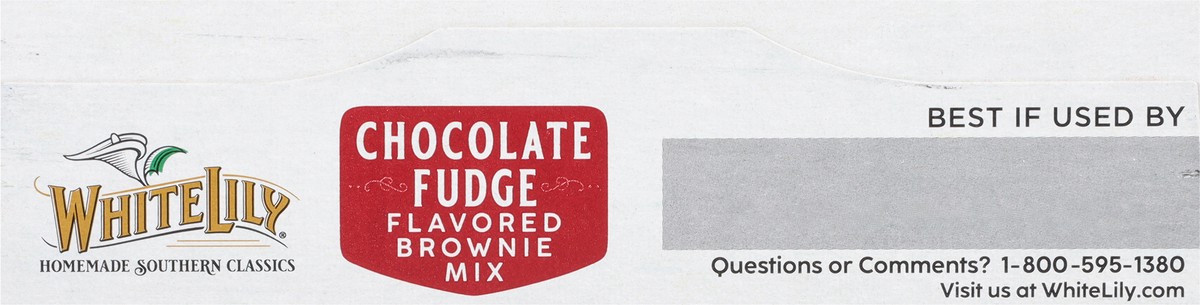 slide 4 of 9, White Lily Chocolate Fudge Brownie Mix, 18 Oz Box, 18 oz
