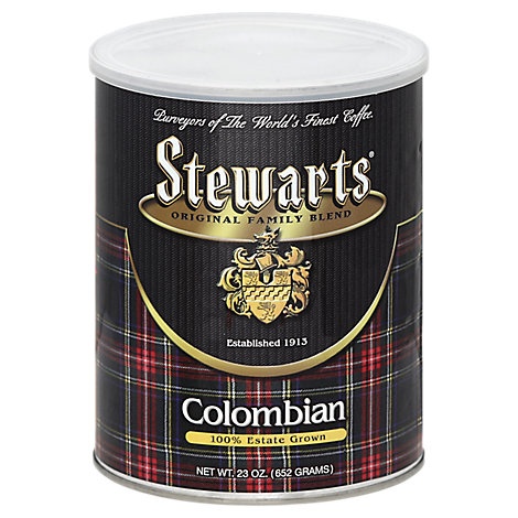 slide 1 of 1, Stewarts Estate Grown Colombian Coffee - 23 oz, 23 oz