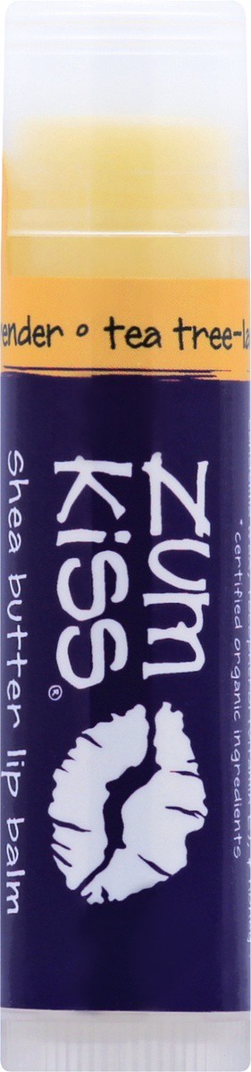 slide 2 of 2, Zum Kiss Tea Tree-Lavender Lip Balm, 0.15 oz