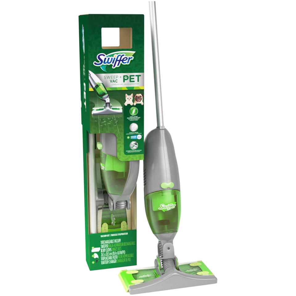 slide 1 of 1, Swiffer Pet Cordless Sweep And Vacuum Kit, 1 ct