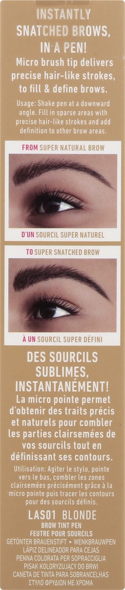 slide 6 of 9, NYX Professional Makeup Lift & Snatch Blonde LAS01 Brow Tint Pen 0.03 oz, 0.03 oz