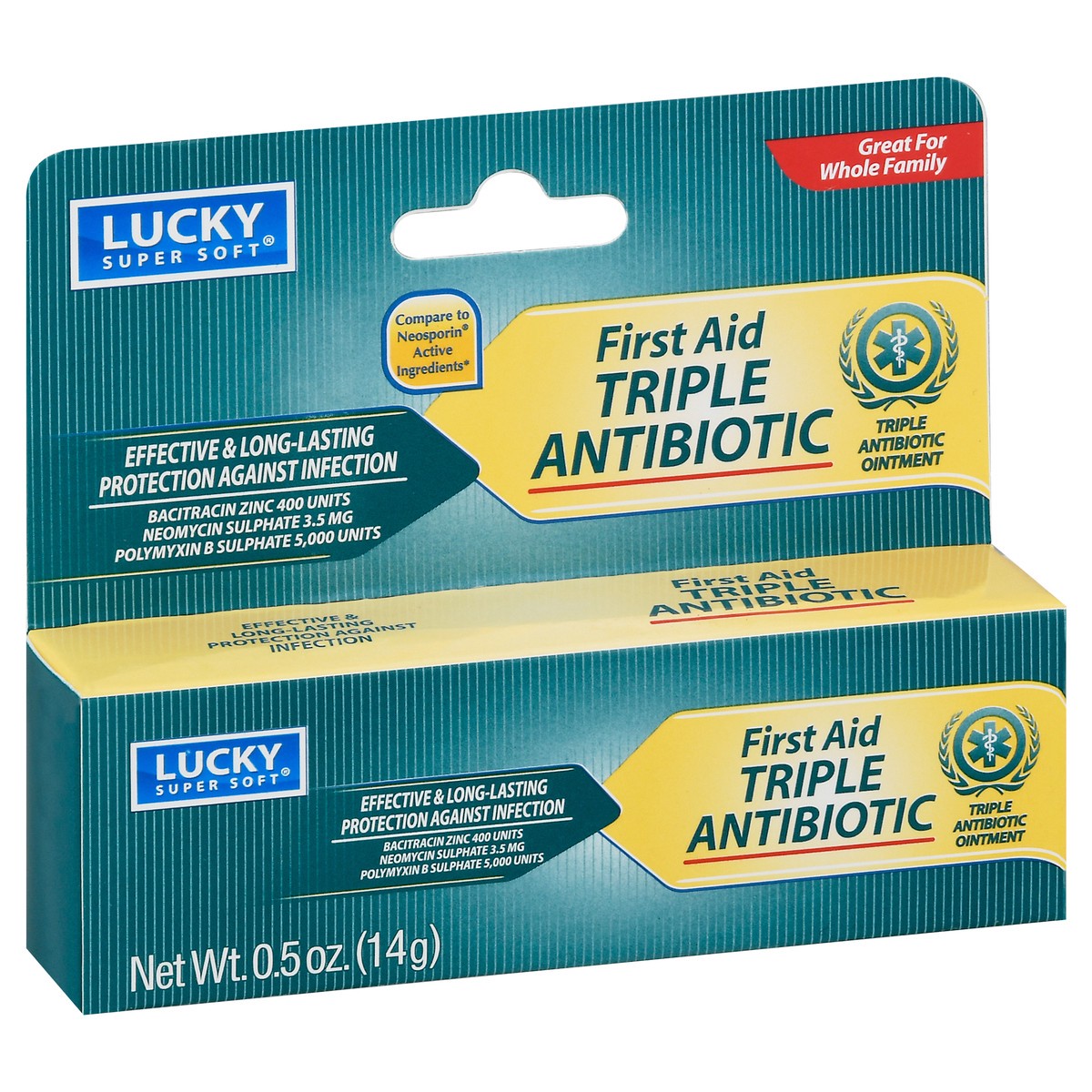 slide 3 of 13, Lucky Super Soft Lucky Ointment Triple Antibiotic, 0.5 oz