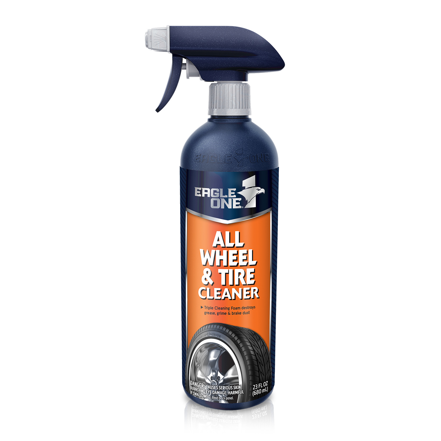 slide 1 of 9, Eagle One All Wheel & Tire Triple Cleaning Foam, Spray, 23 oz