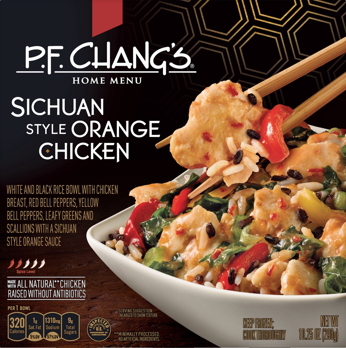 slide 1 of 5, P.F. Chang's Home Menu Sichuan Style Orange Chicken 10.25 oz, 10.25 oz