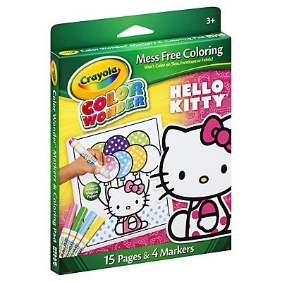 slide 1 of 1, Crayola Color Wonder Mess Free Hello Kitty Coloring Pad, 1 ct