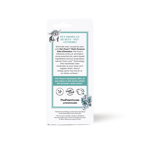 slide 5 of 5, Pet-Pourri Air + Fabric Pawsitively Fresh Odor Eliminator 1.4 fl oz, 1.4 fl oz